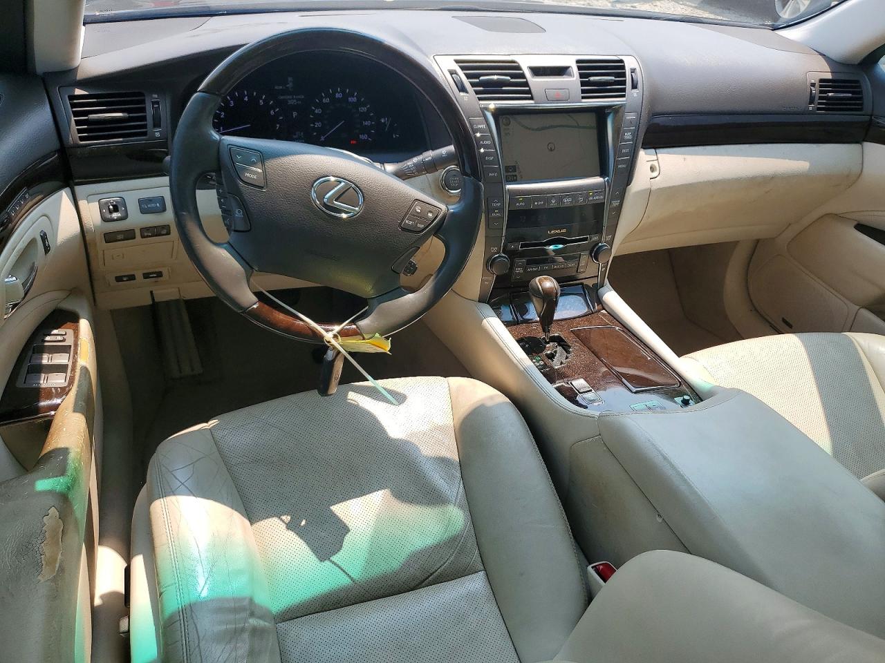 2008 Lexus Ls 460 Black vin: JTHBL46F785060857