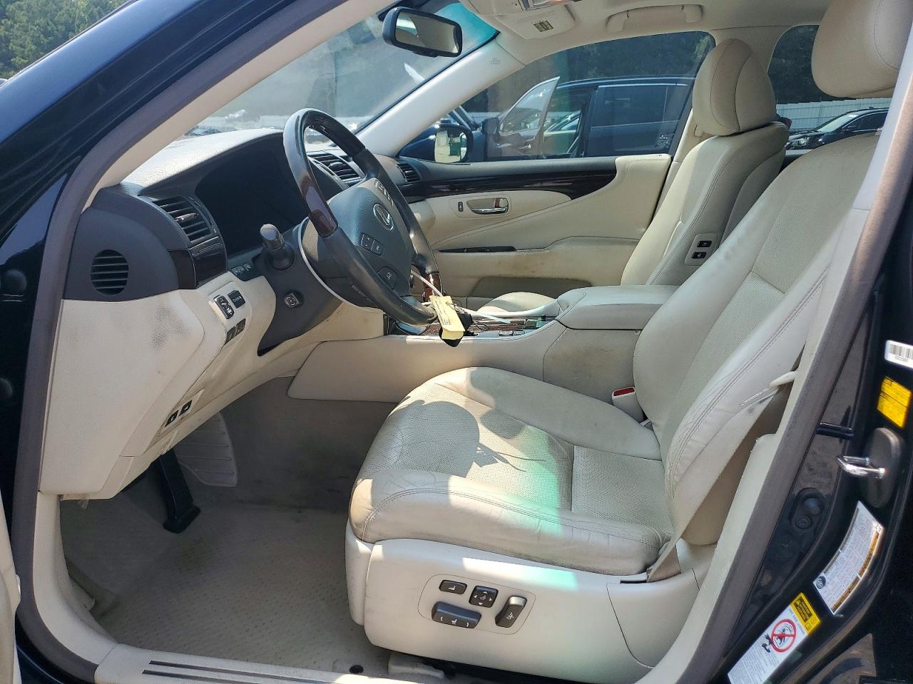 2008 Lexus Ls 460 Black vin: JTHBL46F785060857