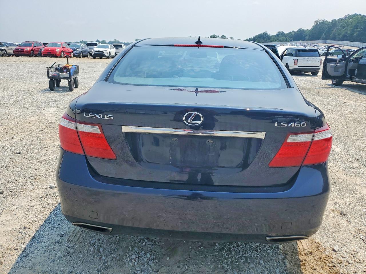 2008 Lexus Ls 460 Black vin: JTHBL46F785060857