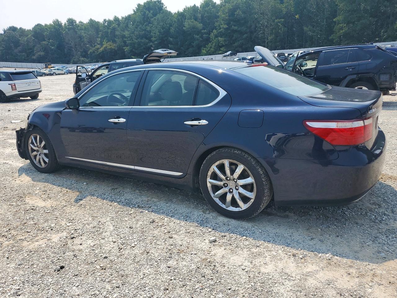 2008 Lexus Ls 460 Black vin: JTHBL46F785060857
