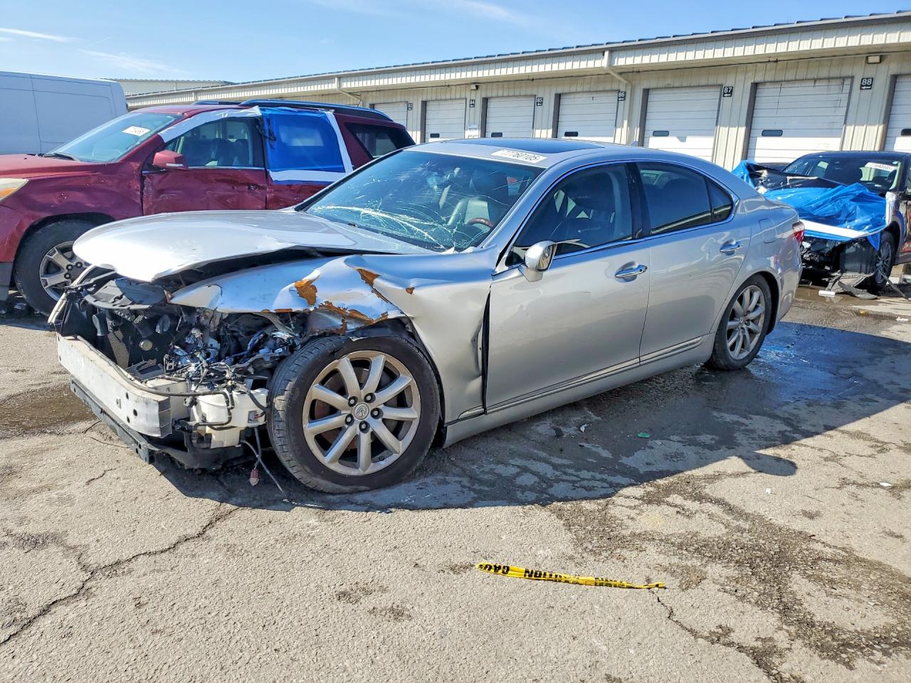 2008 Lexus Ls 460 Серебряный vin: JTHBL46F785063189