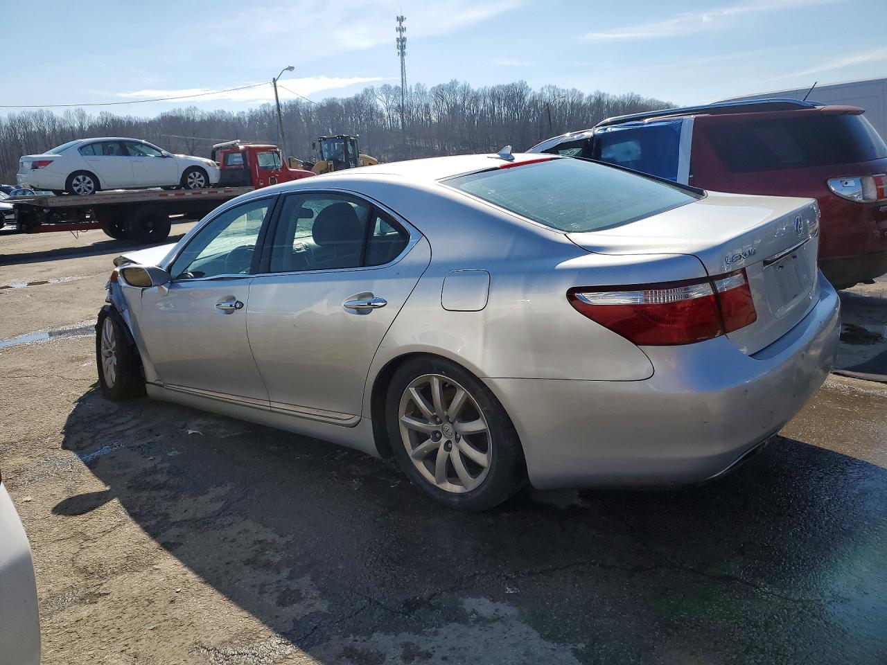 2008 Lexus Ls 460 Серебряный vin: JTHBL46F785063189