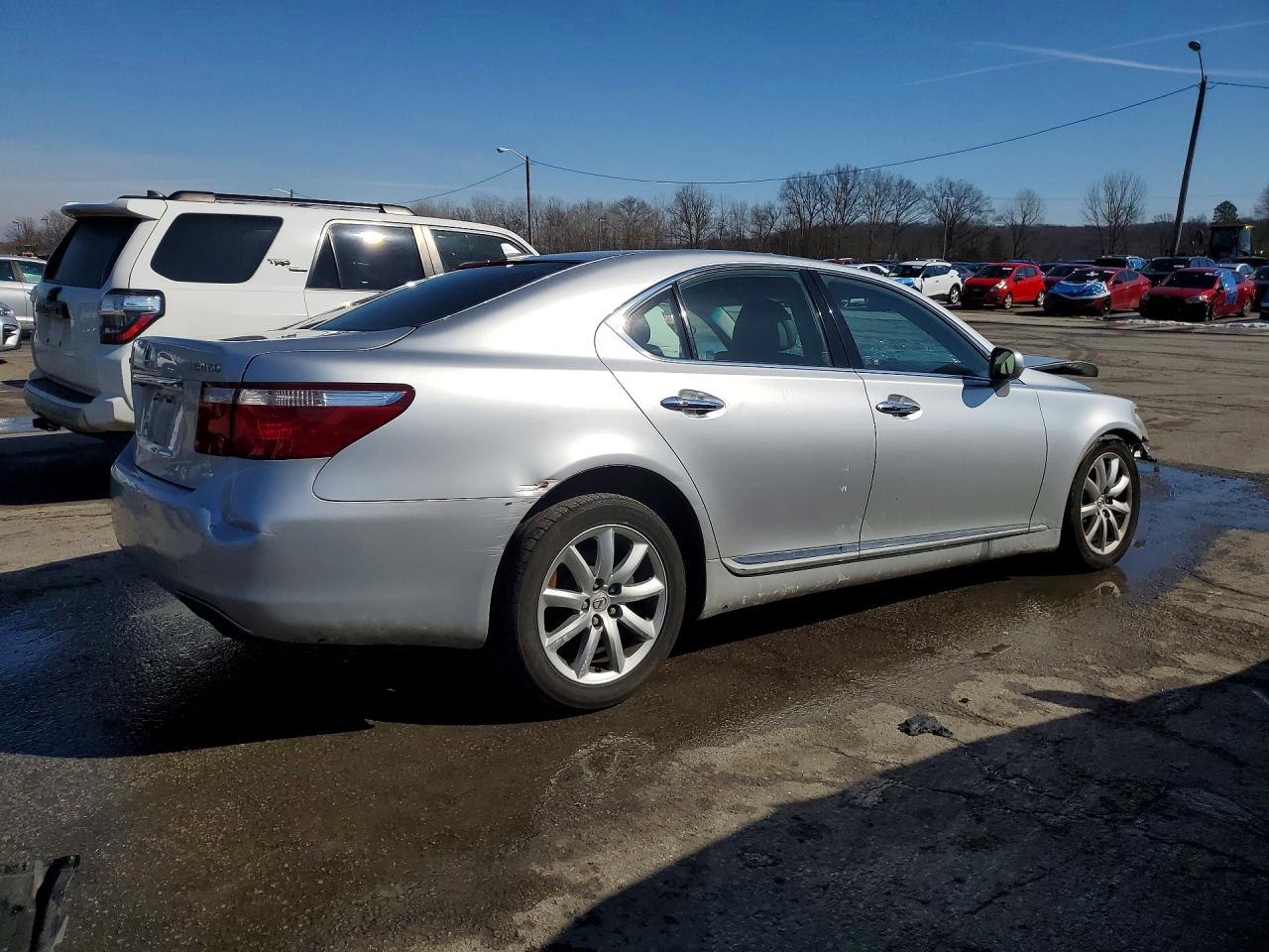 2008 Lexus Ls 460 Серебряный vin: JTHBL46F785063189