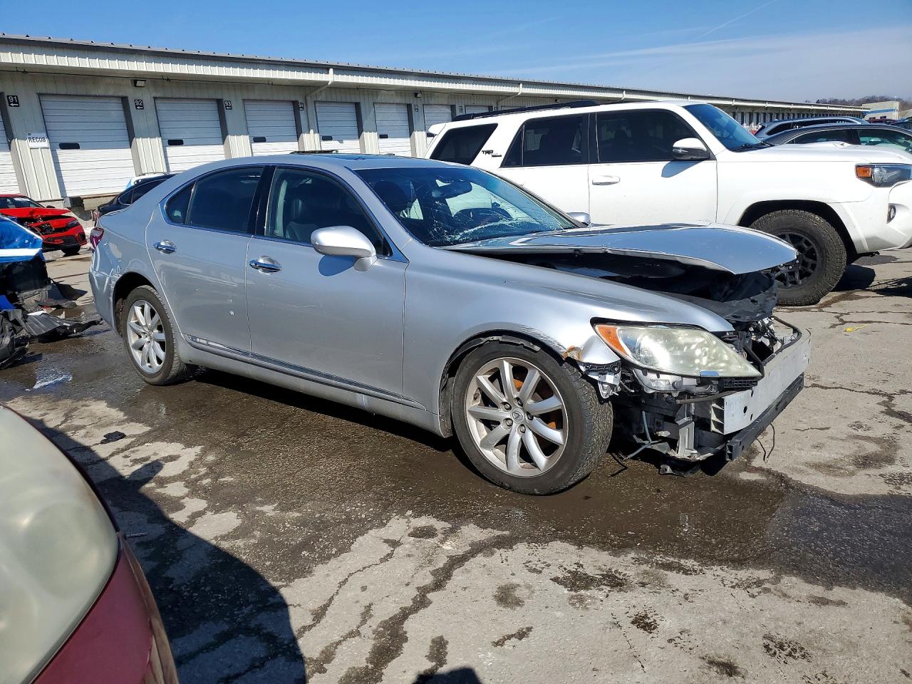 2008 Lexus Ls 460 Серебряный vin: JTHBL46F785063189