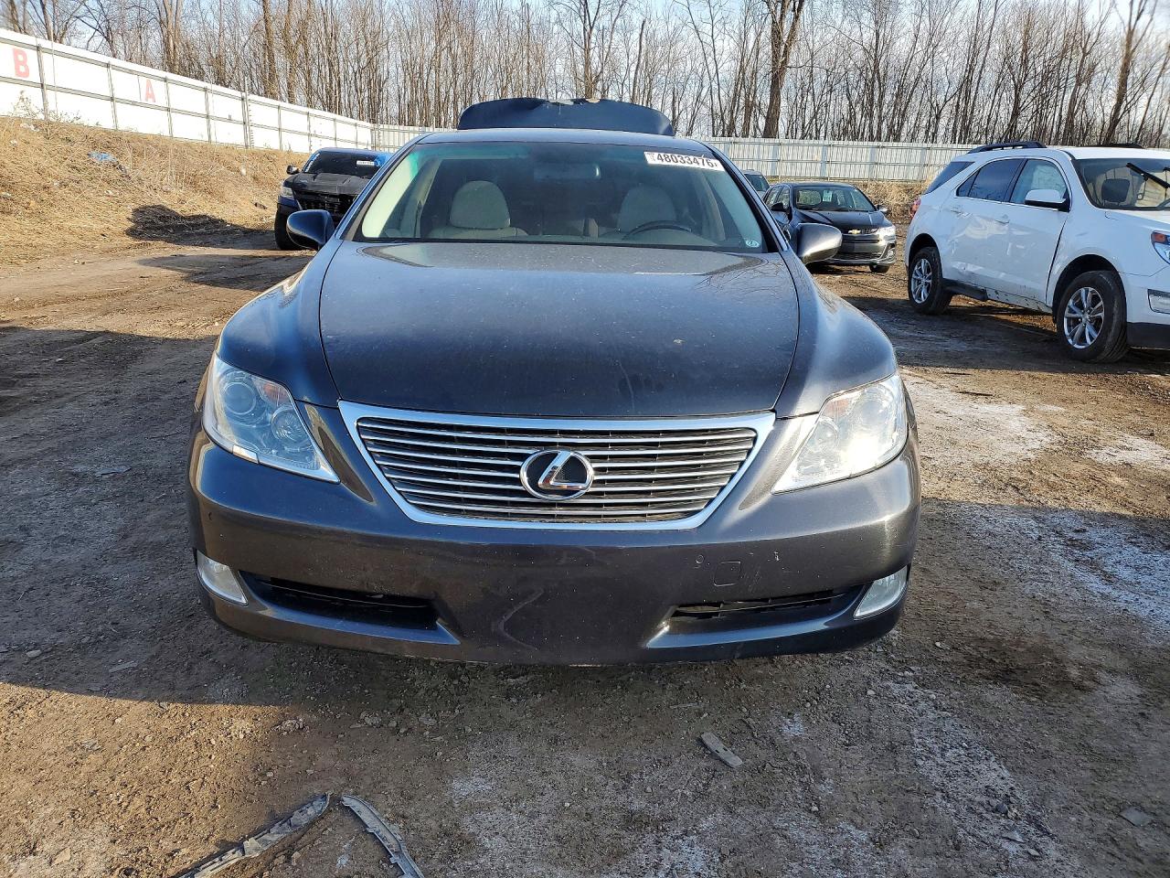 2007 Lexus Ls 460 Base Gray vin: JTHBL46F875030166