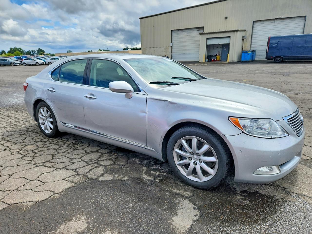 2007 Lexus Ls 460 Серебряный vin: JTHBL46F875040244