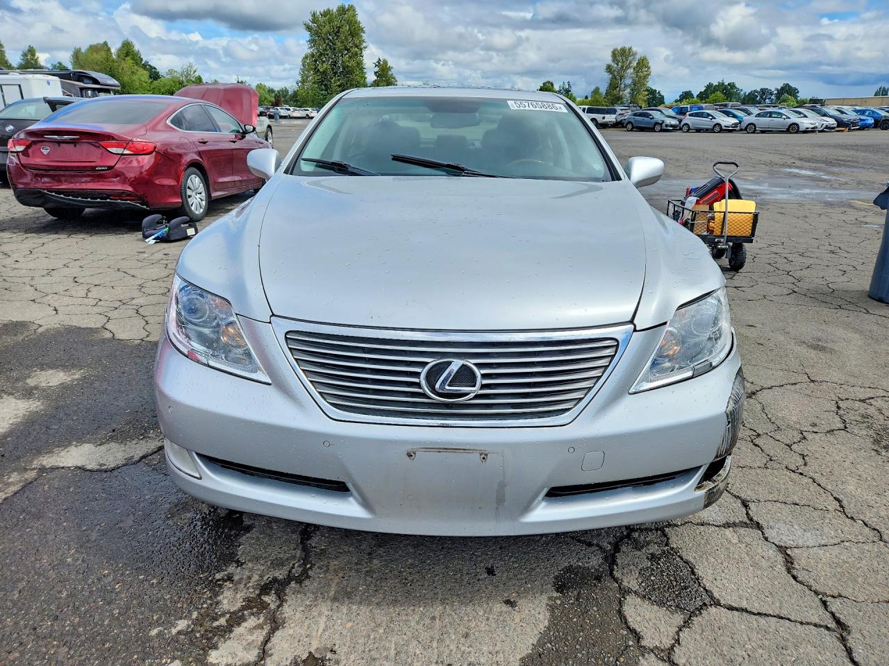 2007 Lexus Ls 460 Серебряный vin: JTHBL46F875040244
