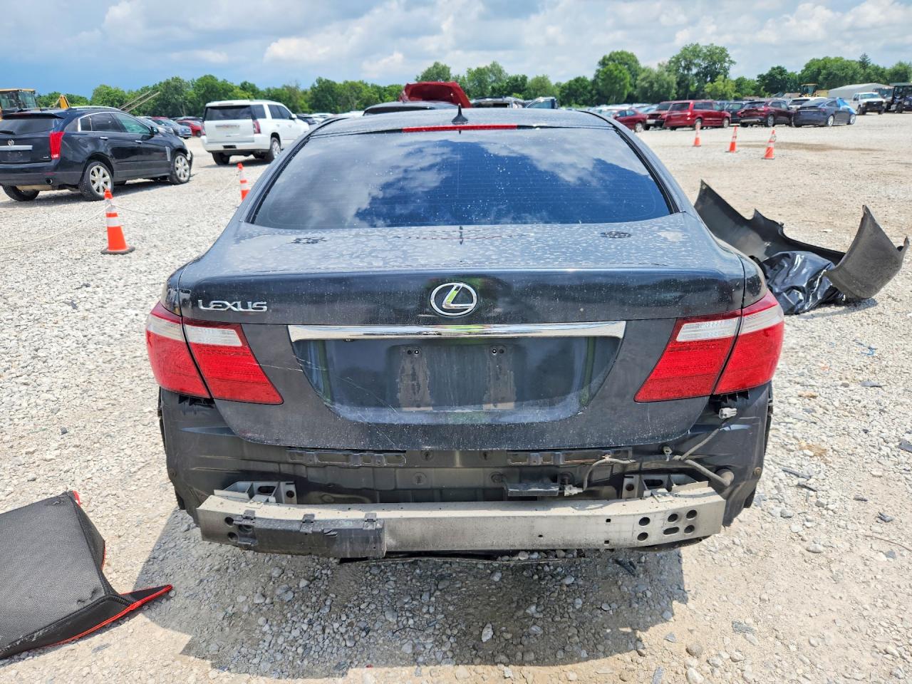 2007 Lexus Ls 460 Gray vin: JTHBL46F875041684