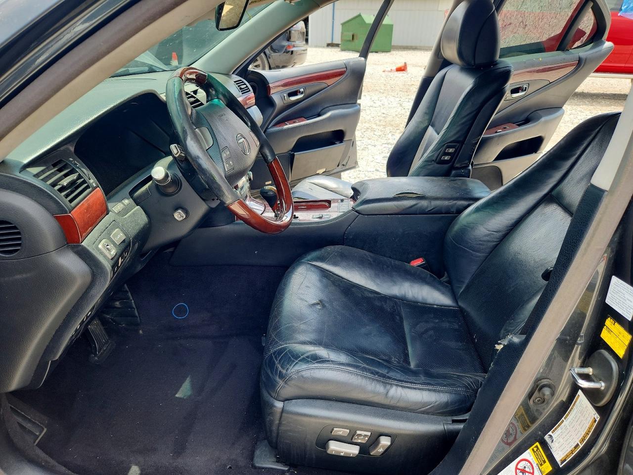 2007 Lexus Ls 460 Gray vin: JTHBL46F875041684