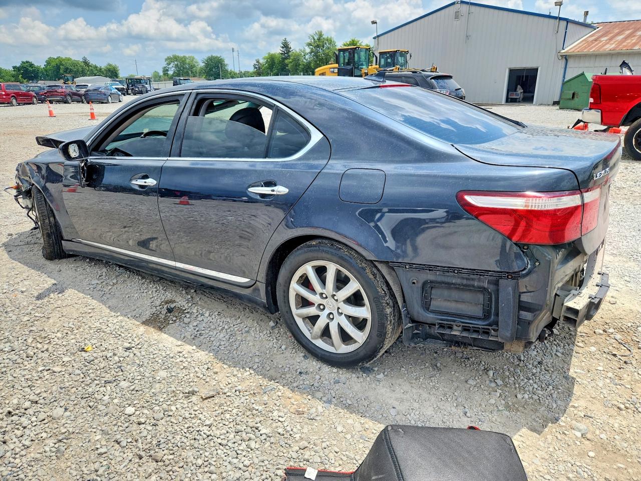 2007 Lexus Ls 460 Gray vin: JTHBL46F875041684