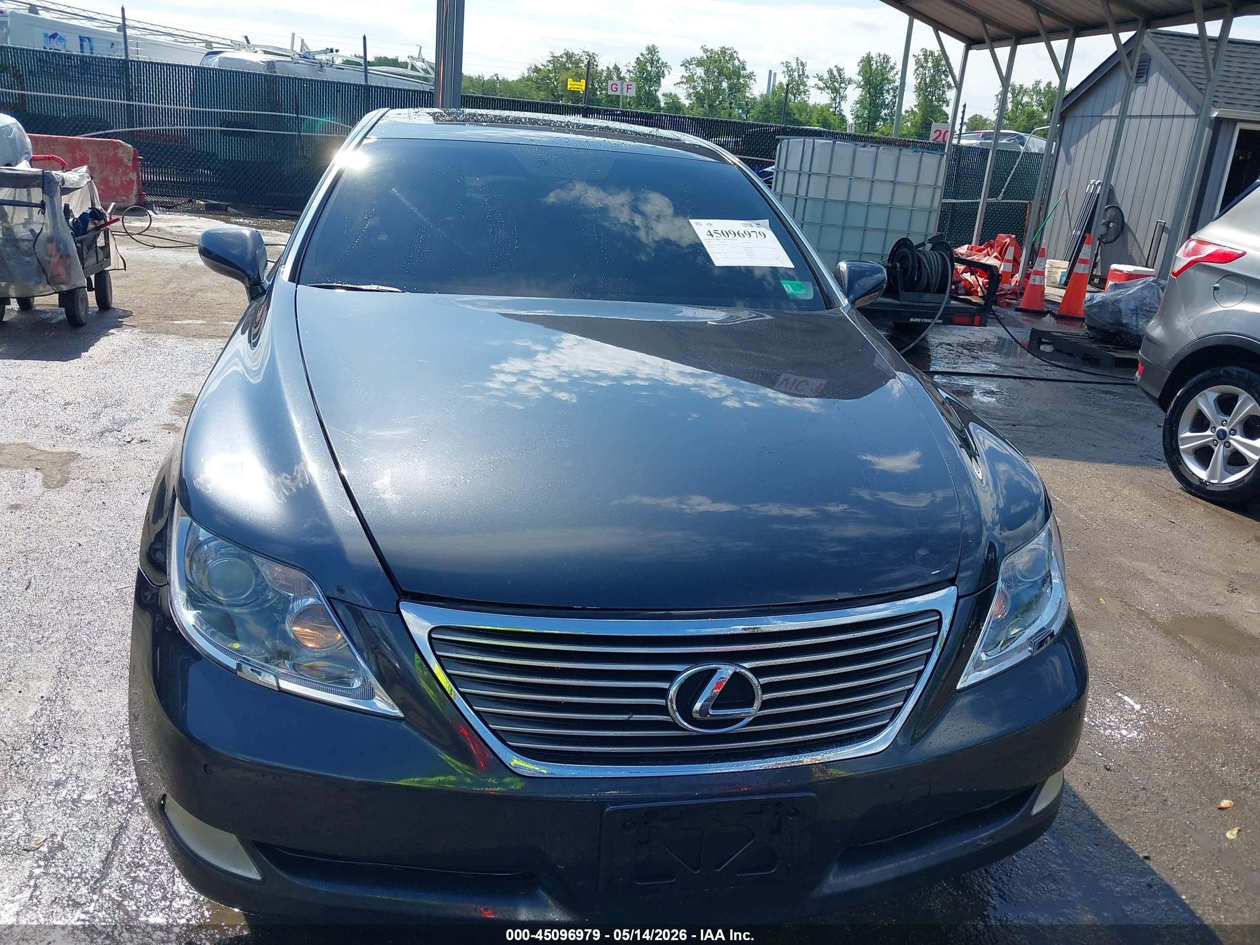 2007 Lexus Ls 460   Black vin: JTHBL46F875049316