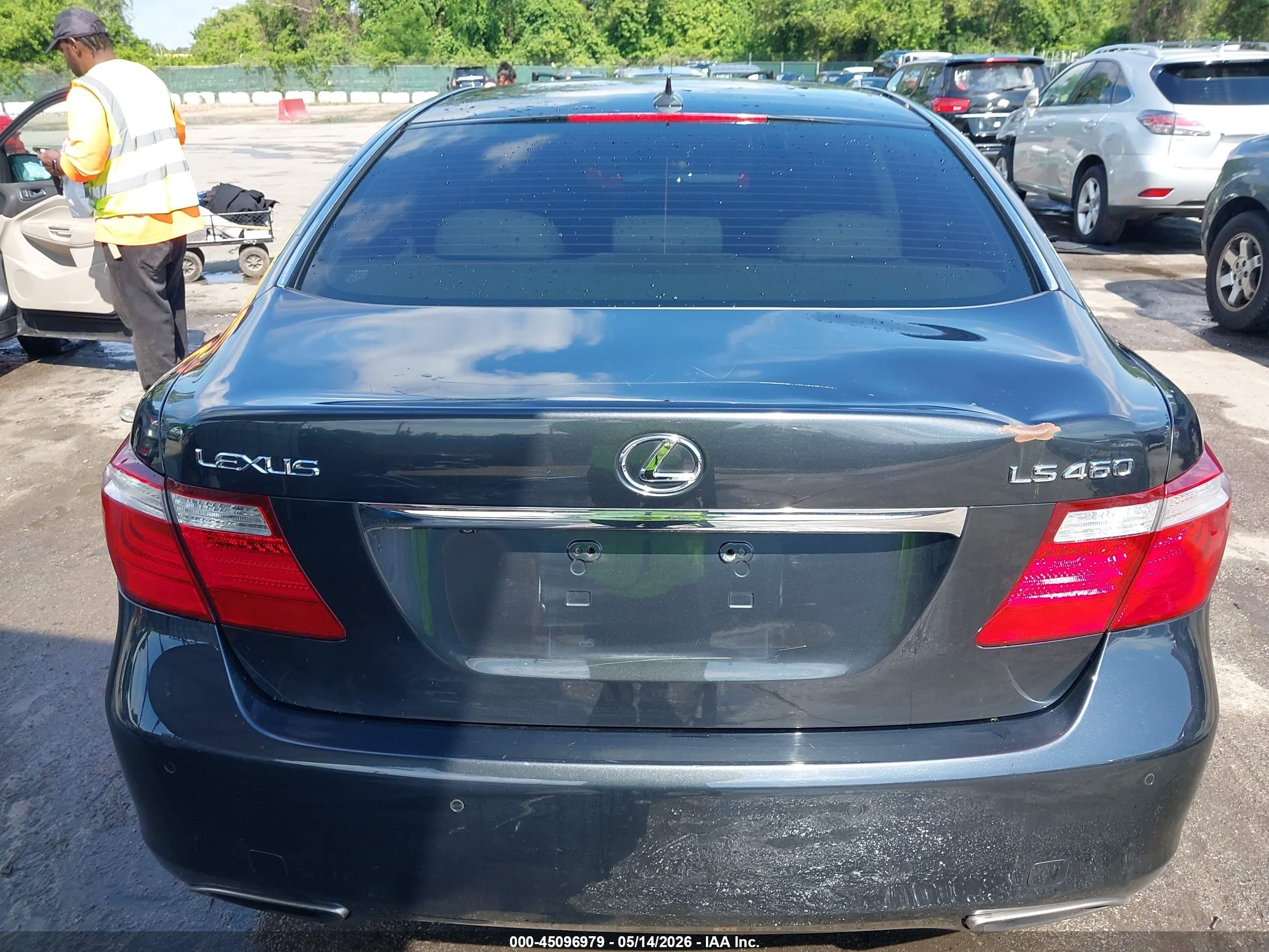 2007 Lexus Ls 460   Black vin: JTHBL46F875049316