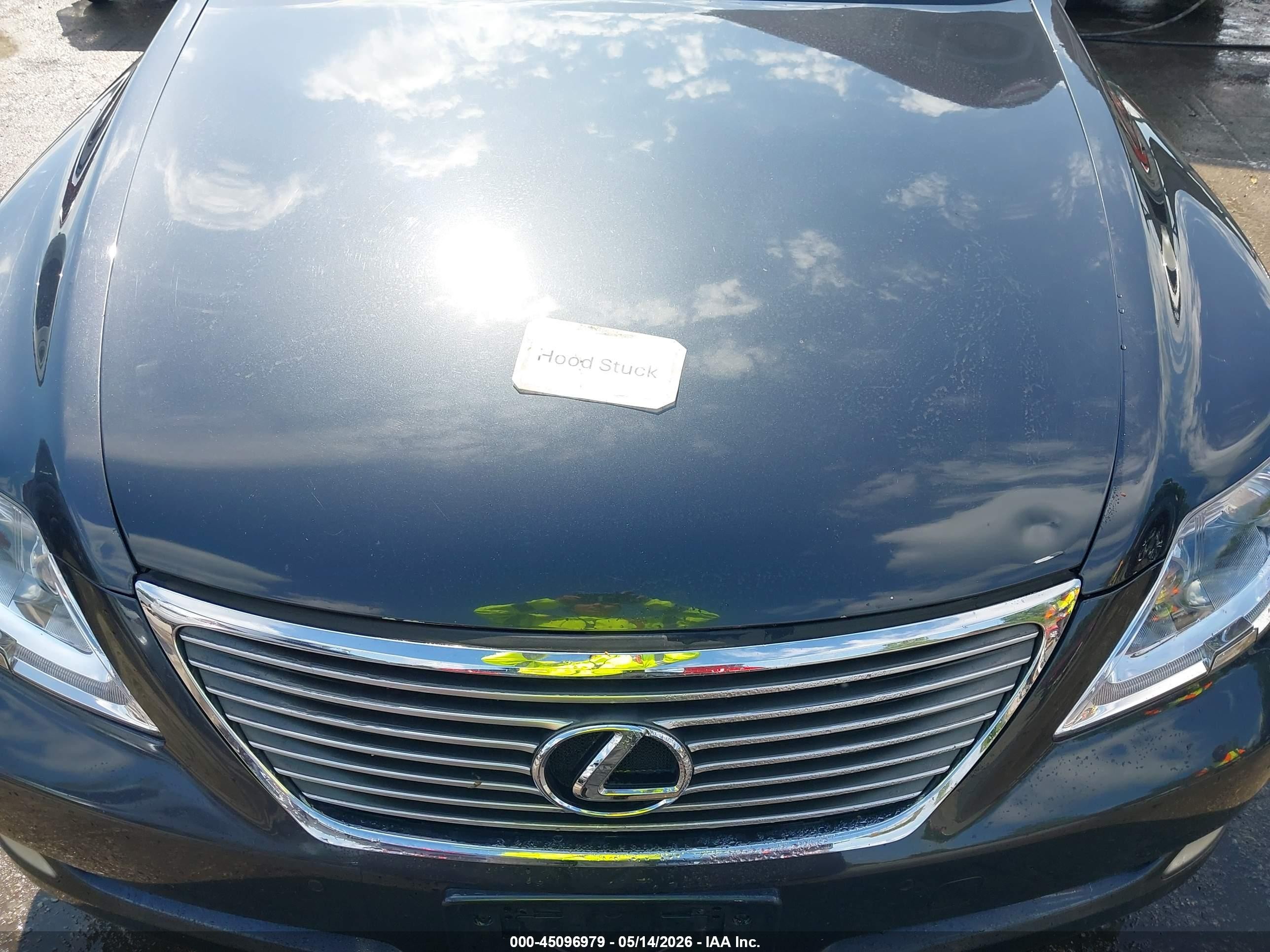 2007 Lexus Ls 460   Black vin: JTHBL46F875049316