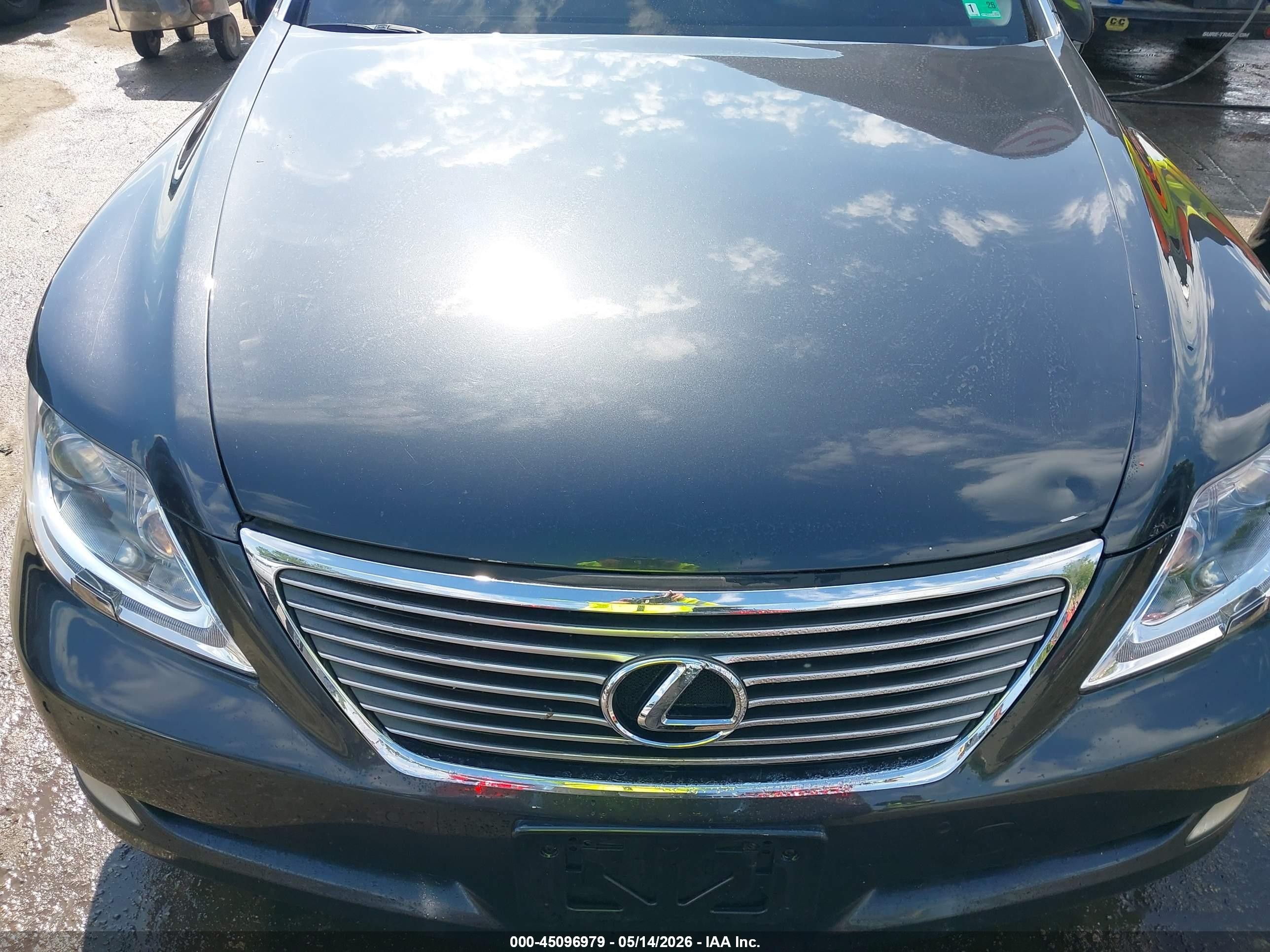 2007 Lexus Ls 460   Black vin: JTHBL46F875049316