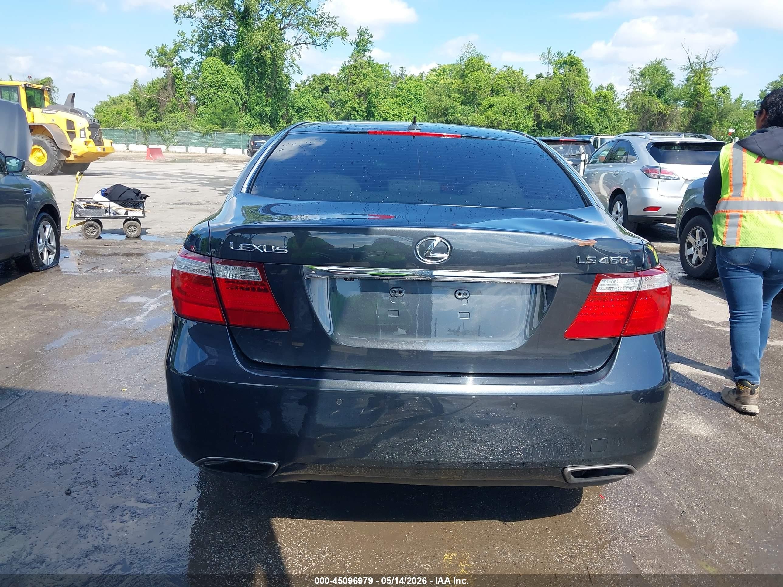 2007 Lexus Ls 460   Black vin: JTHBL46F875049316