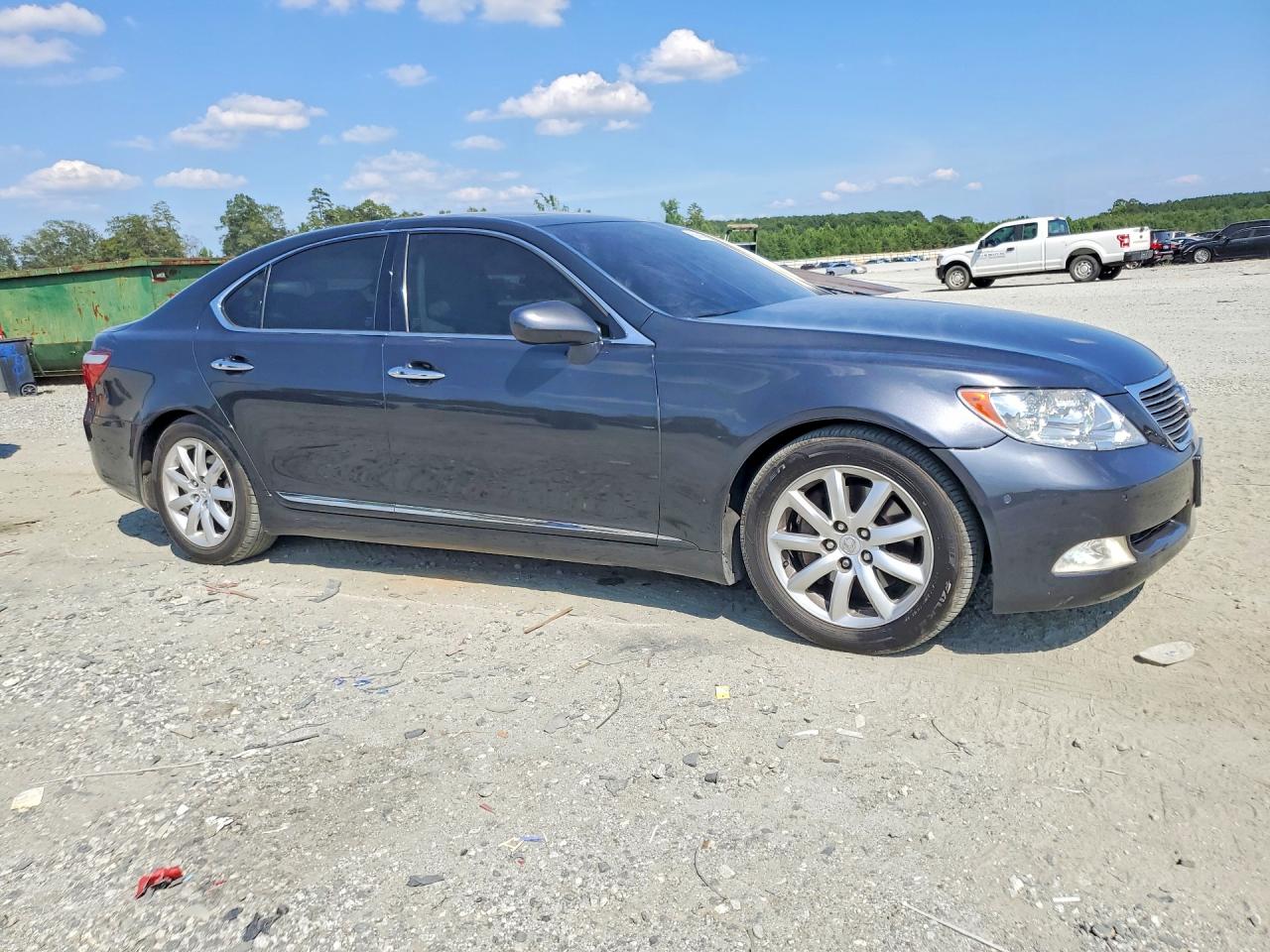 2007 Lexus Ls 460 Gray vin: JTHBL46F875049316