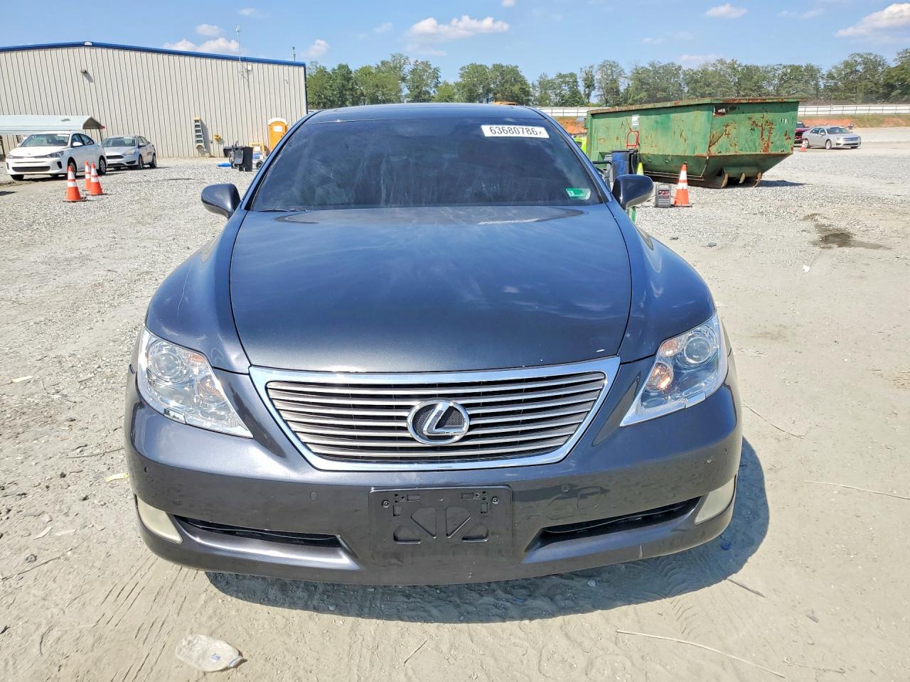 2007 Lexus Ls 460 Gray vin: JTHBL46F875049316