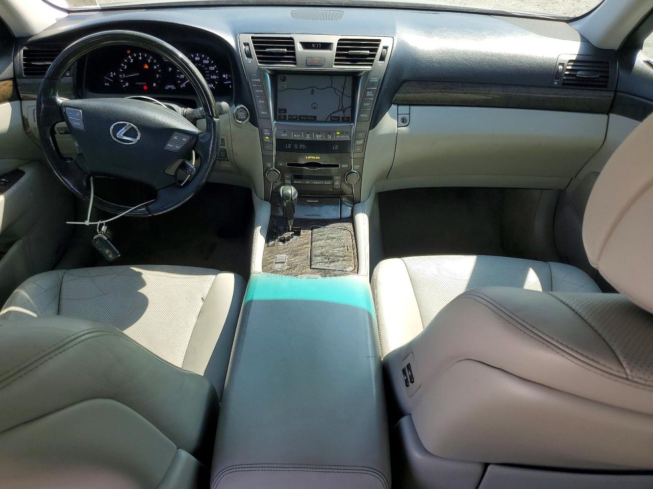 2007 Lexus Ls 460 Gray vin: JTHBL46F875049316