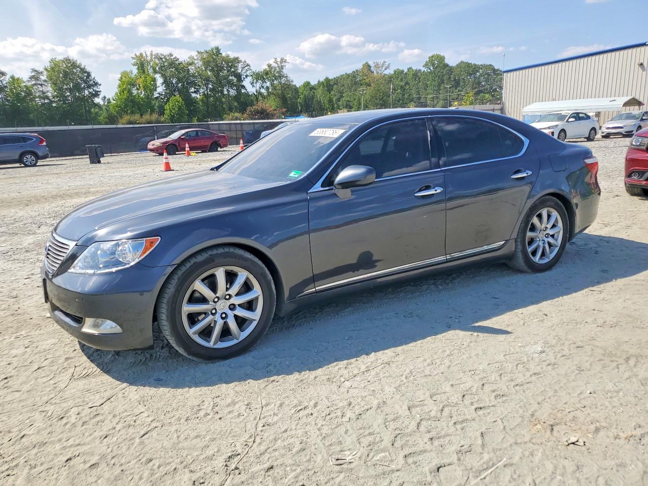 2007 Lexus Ls 460 Gray vin: JTHBL46F875049316