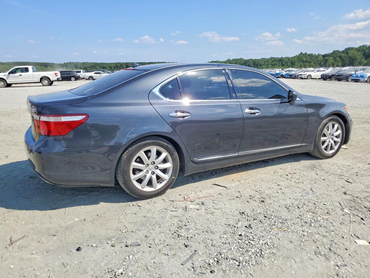 2007 Lexus Ls 460 Gray vin: JTHBL46F875049316