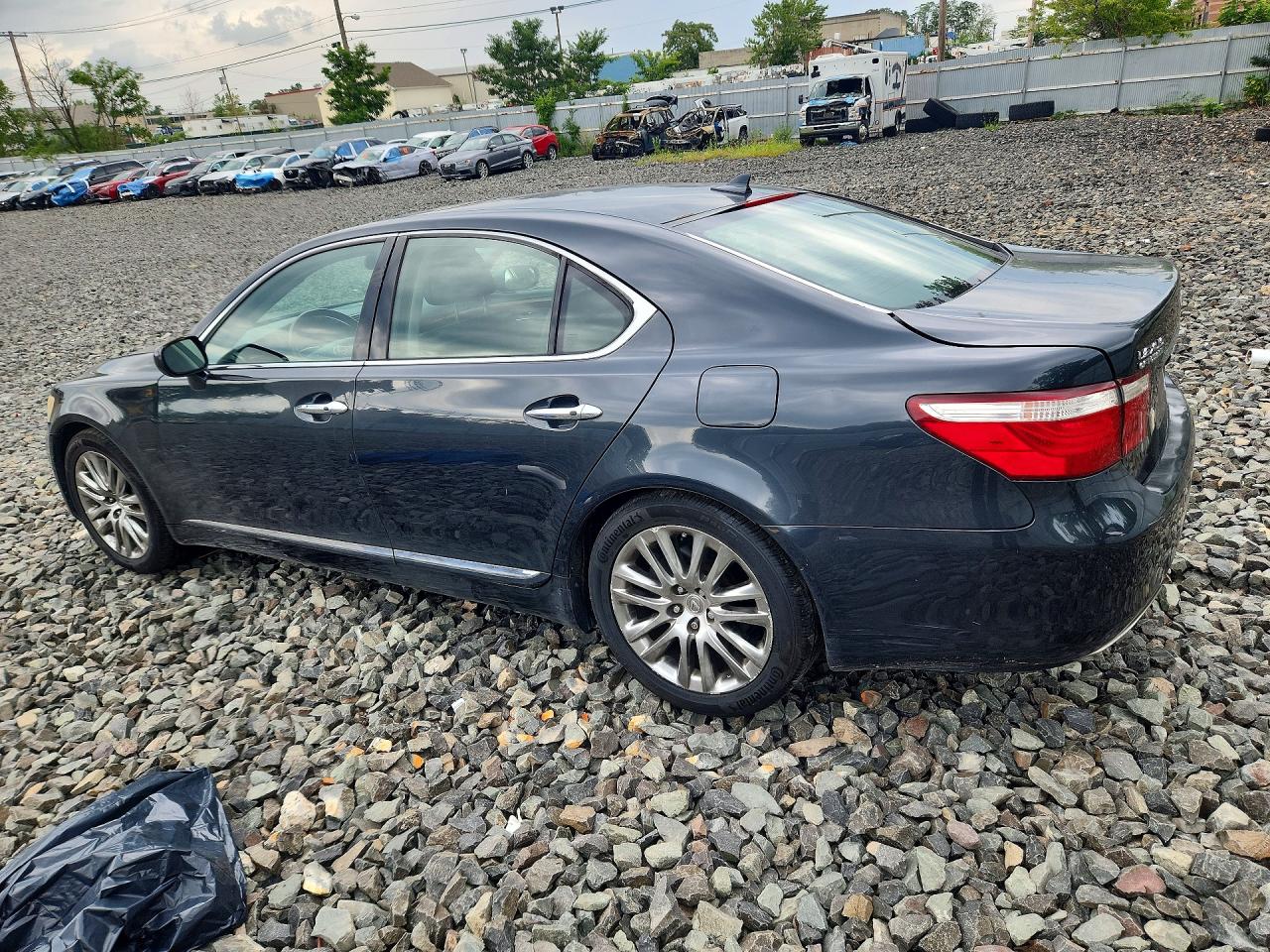 2008 Lexus Ls 460 Black vin: JTHBL46F885055702