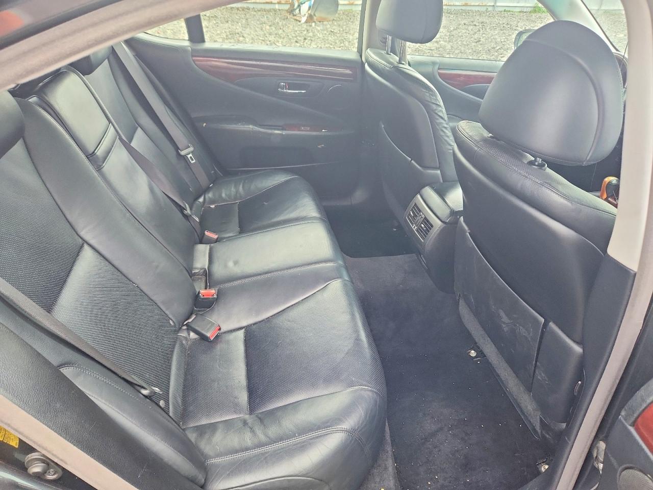 2008 Lexus Ls 460 Black vin: JTHBL46F885055702