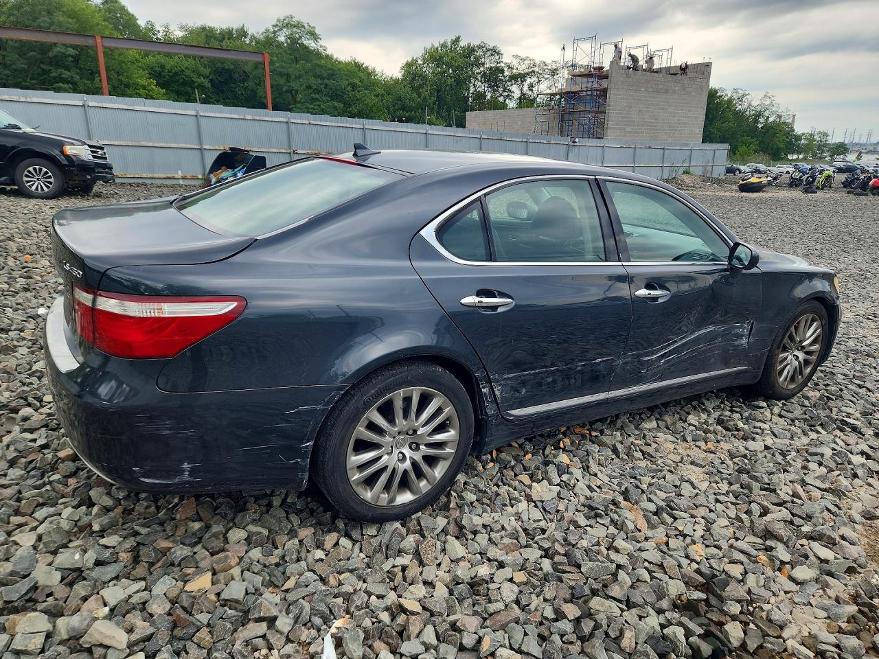2008 Lexus Ls 460 Black vin: JTHBL46F885055702