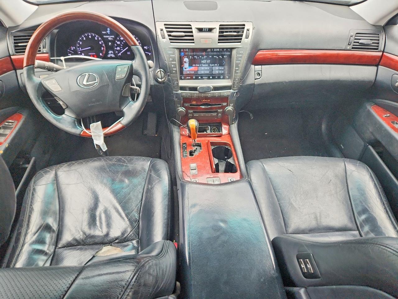 2008 Lexus Ls 460 Black vin: JTHBL46F885055702