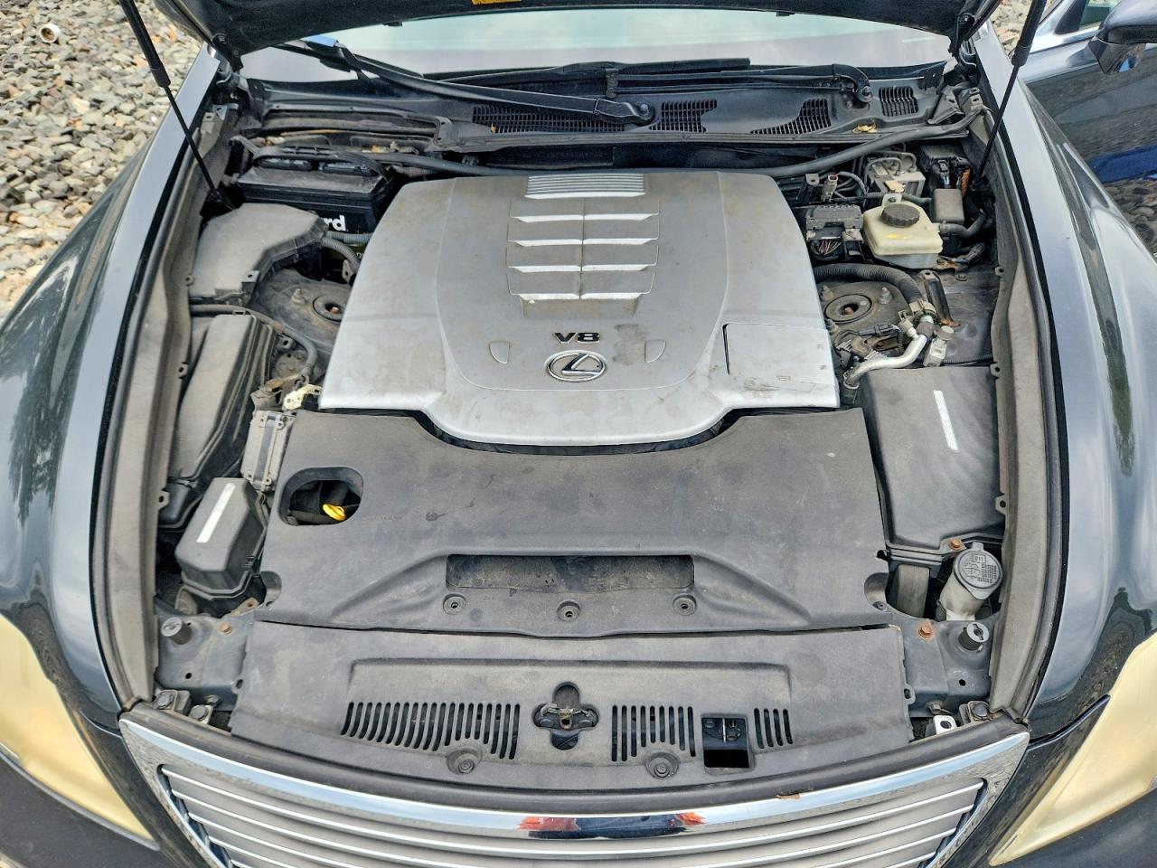 2008 Lexus Ls 460 Black vin: JTHBL46F885055702
