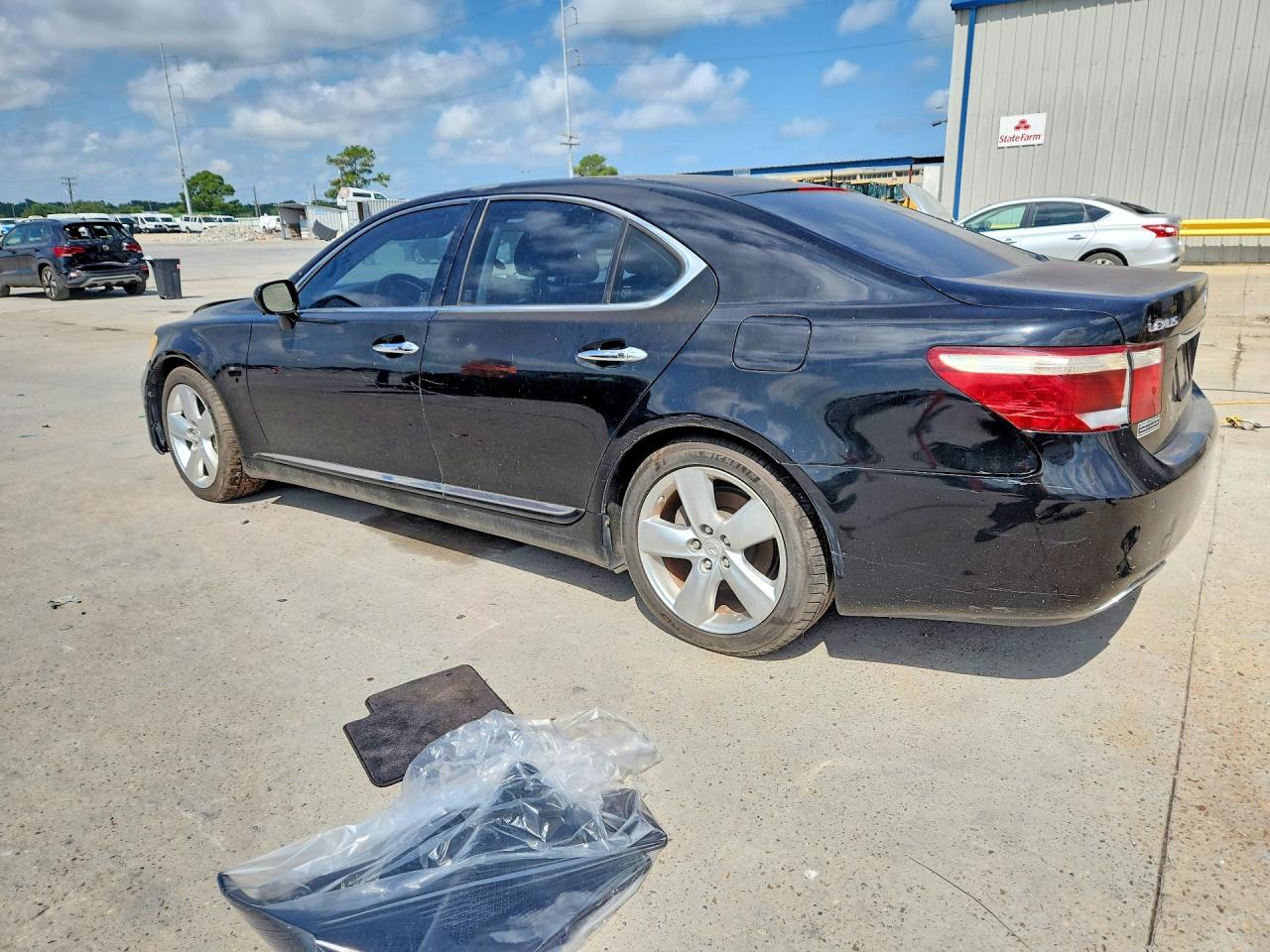 2008 Lexus Ls 460 Black vin: JTHBL46F885069003