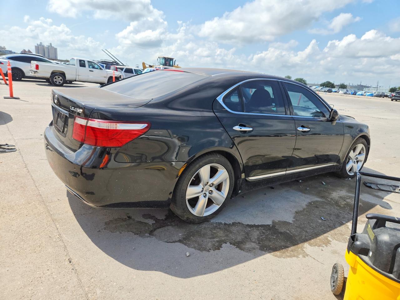 2008 Lexus Ls 460 Black vin: JTHBL46F885069003