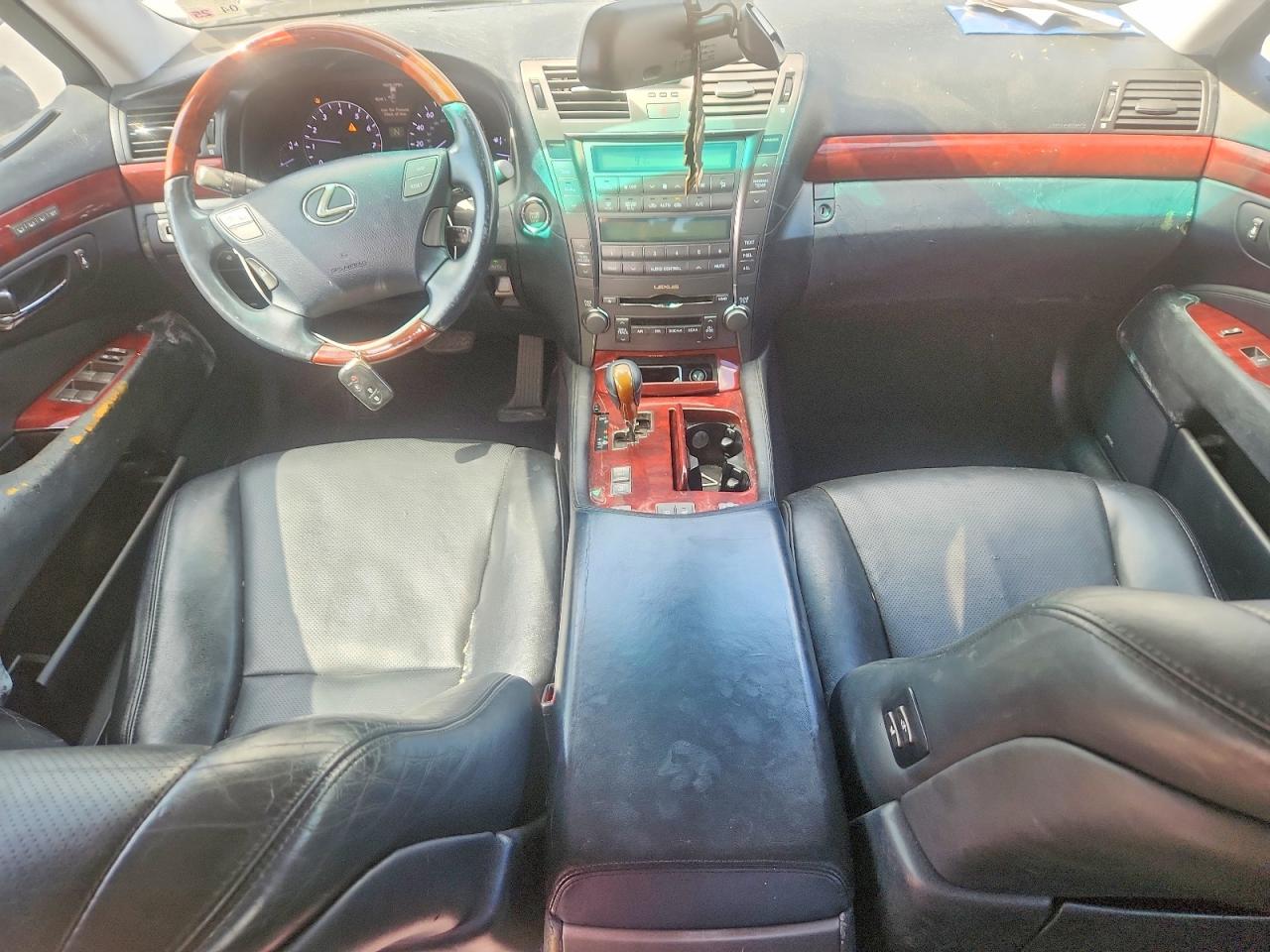 2008 Lexus Ls 460 Black vin: JTHBL46F885069003