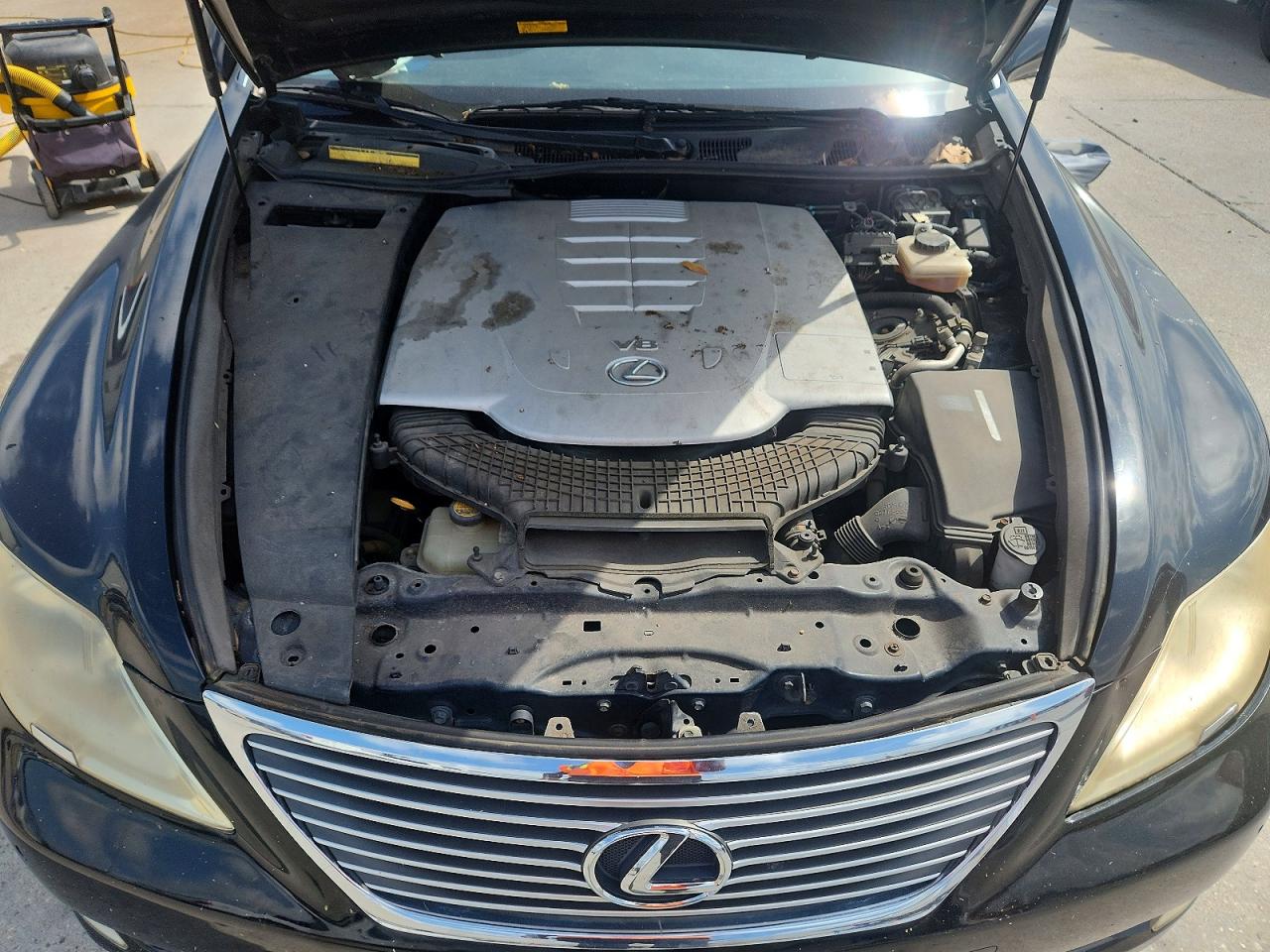 2008 Lexus Ls 460 Black vin: JTHBL46F885069003