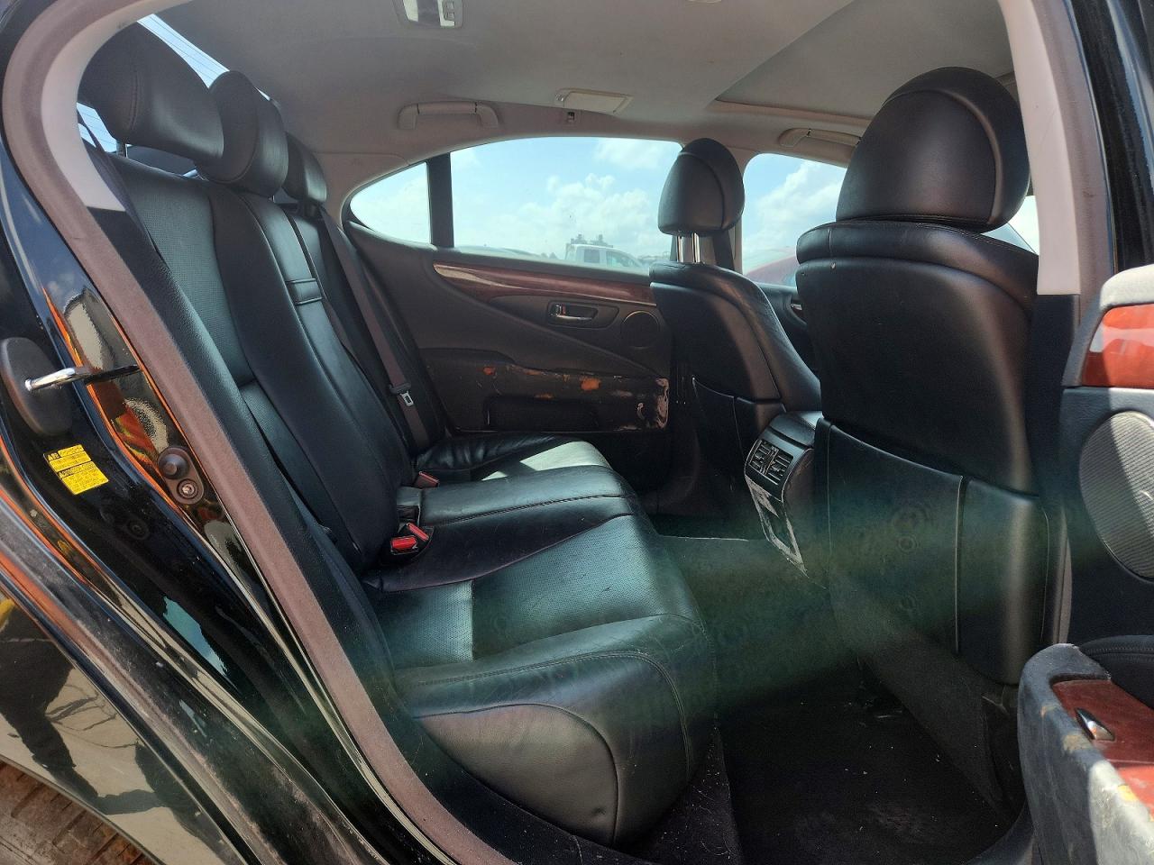 2008 Lexus Ls 460 Black vin: JTHBL46F885069003