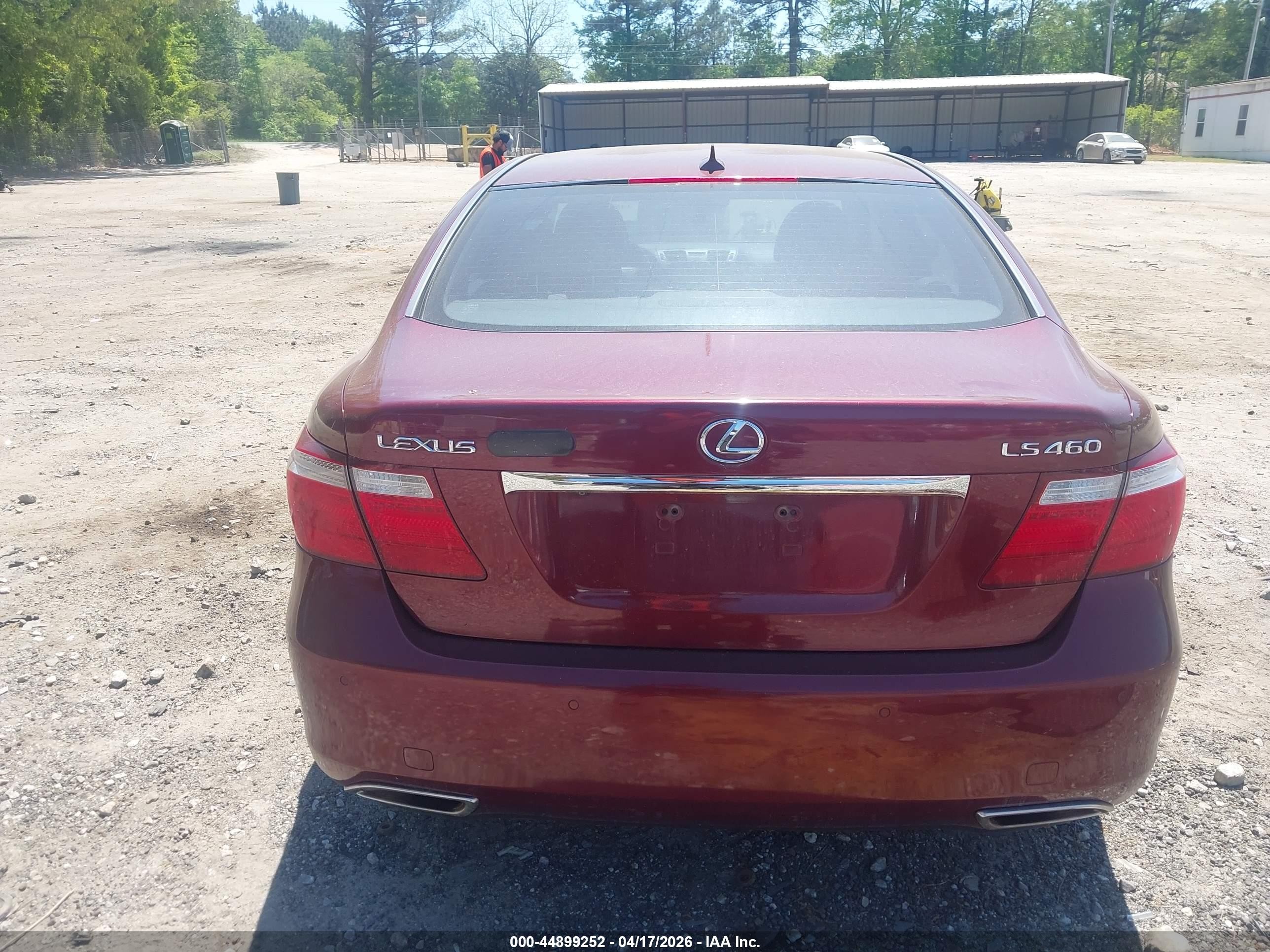 2008 Lexus Ls 460 Burgundy vin: JTHBL46F885071396
