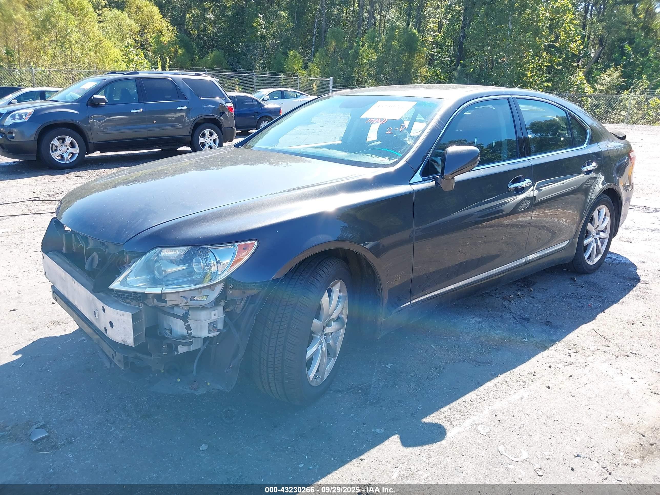 2008 Lexus Ls 460   Серый vin: JTHBL46F885074735
