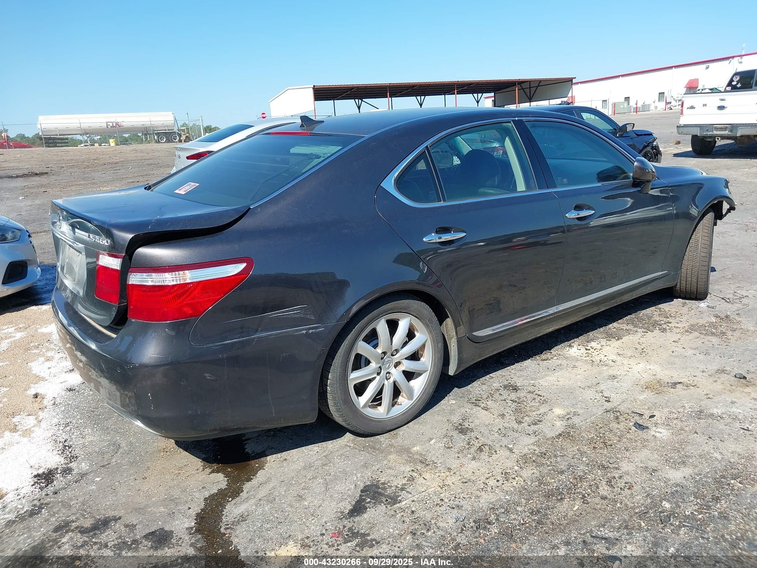 2008 Lexus Ls 460   Серый vin: JTHBL46F885074735