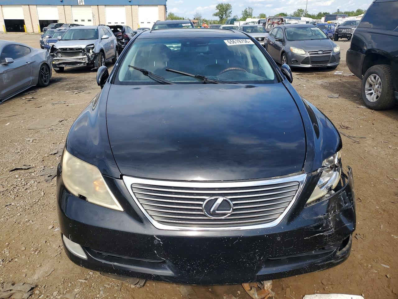 2008 Lexus Ls 460 Black vin: JTHBL46F885076002