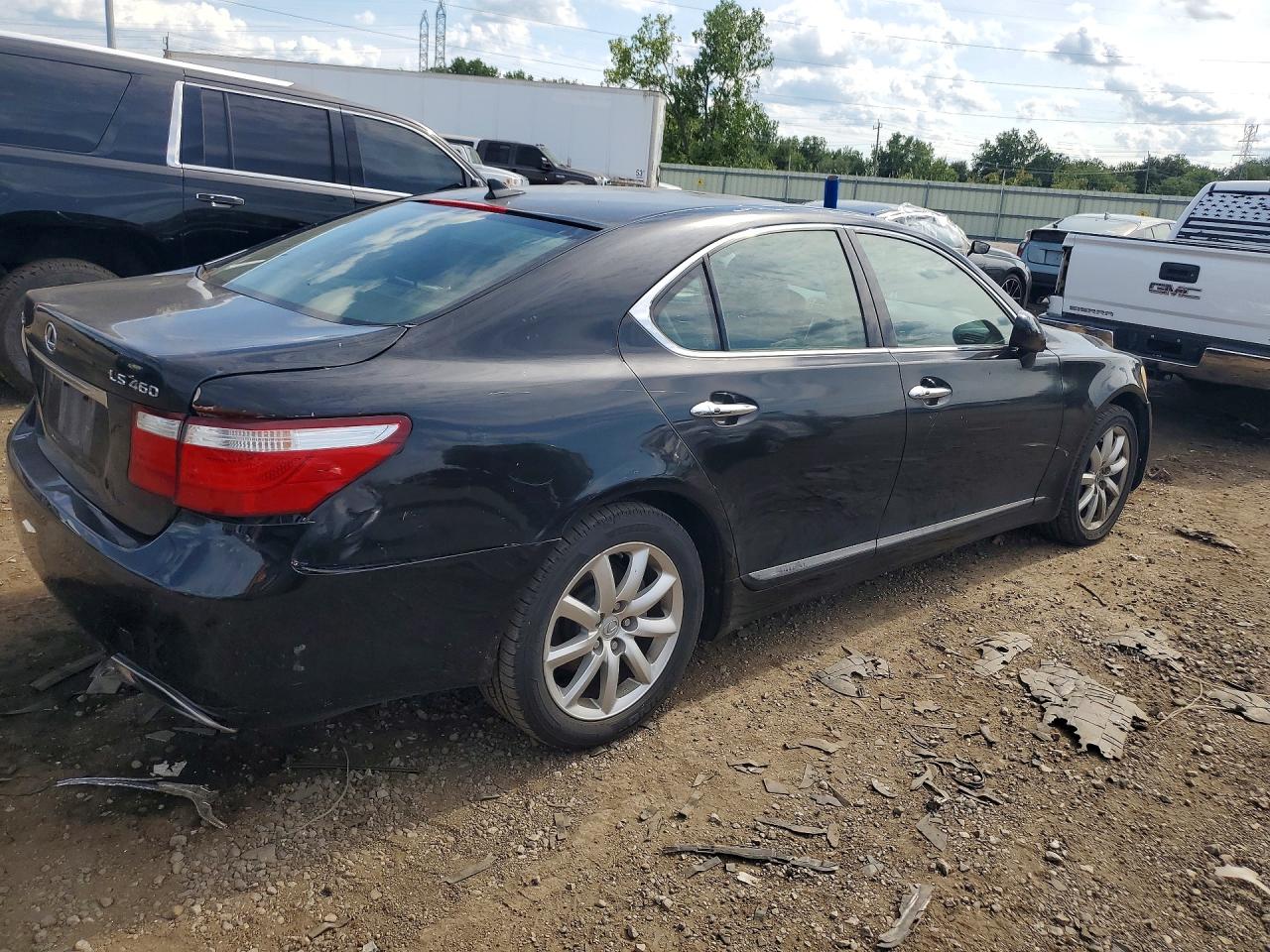 2008 Lexus Ls 460 Black vin: JTHBL46F885076002
