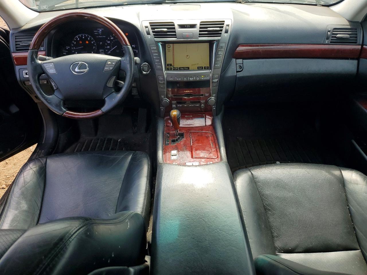 2008 Lexus Ls 460 Black vin: JTHBL46F885076002
