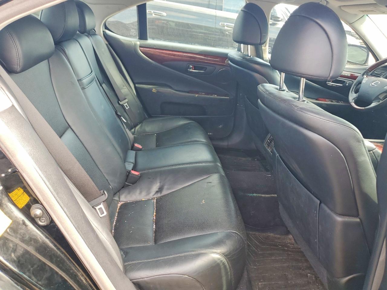 2008 Lexus Ls 460 Black vin: JTHBL46F885076002