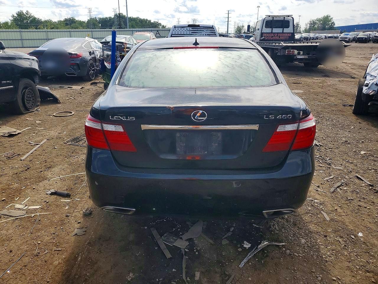 2008 Lexus Ls 460 Black vin: JTHBL46F885076002