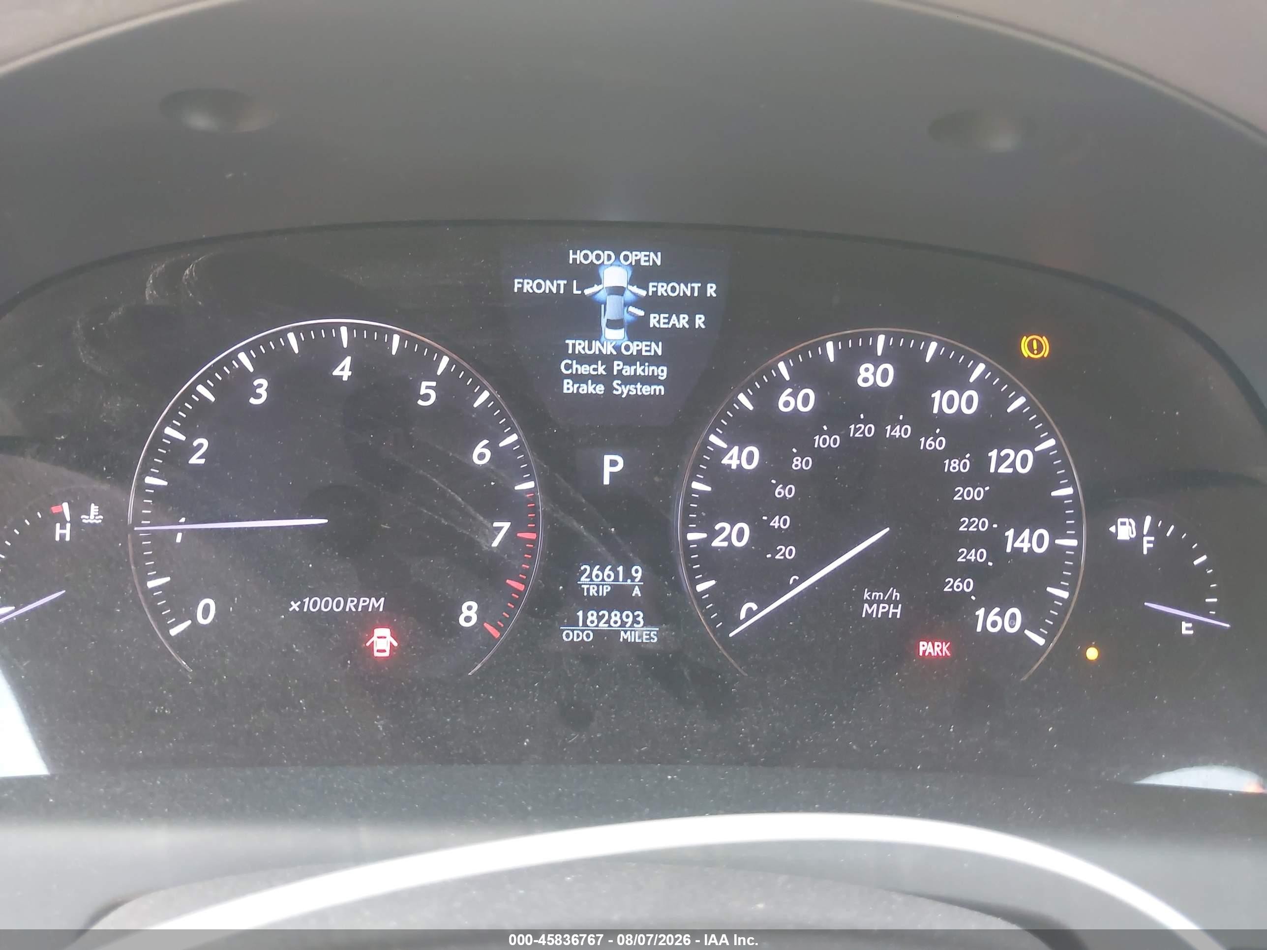 2008 Lexus Ls 460   Черный vin: JTHBL46F885077845