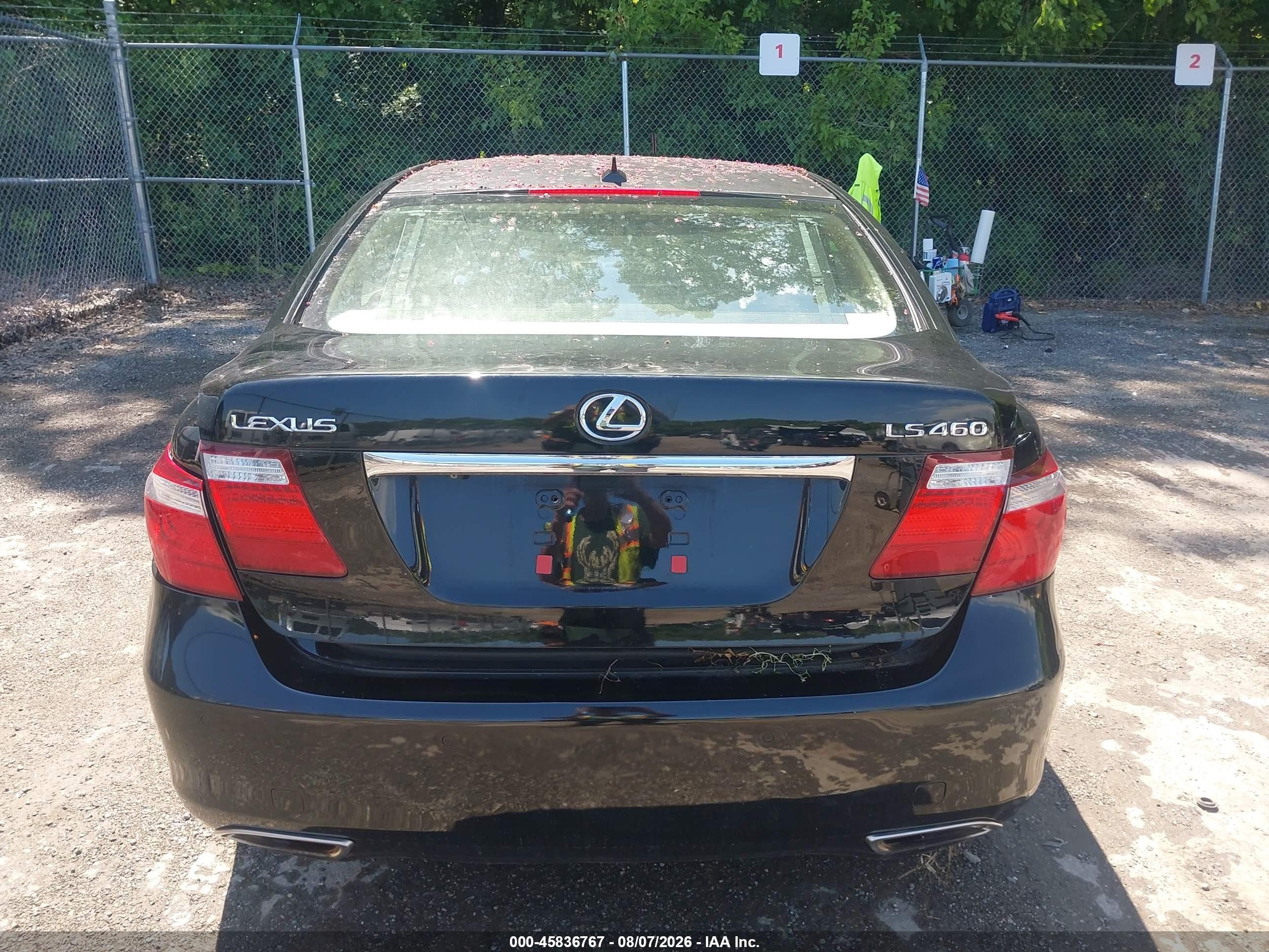 2008 Lexus Ls 460   Черный vin: JTHBL46F885077845