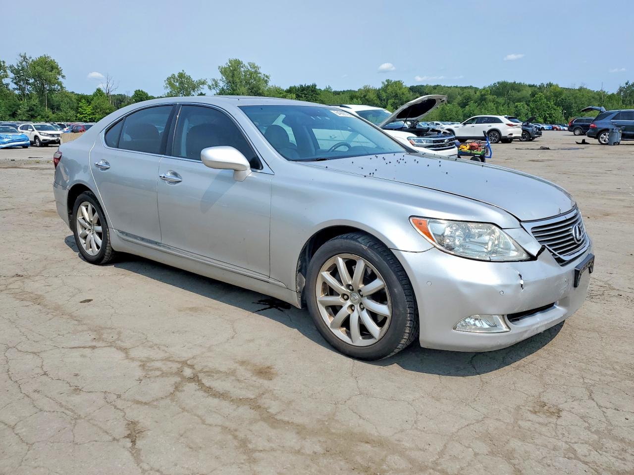 2008 Lexus Ls 460 Серебряный vin: JTHBL46F885083192