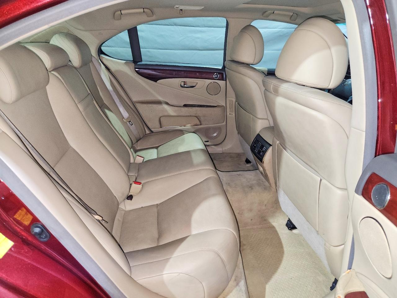 2009 Lexus Ls 460 Maroon vin: JTHBL46F895087552