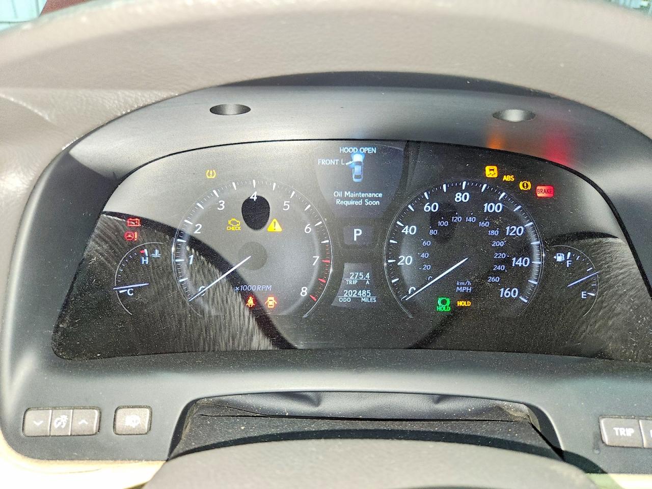 2009 Lexus Ls 460 Maroon vin: JTHBL46F895087552