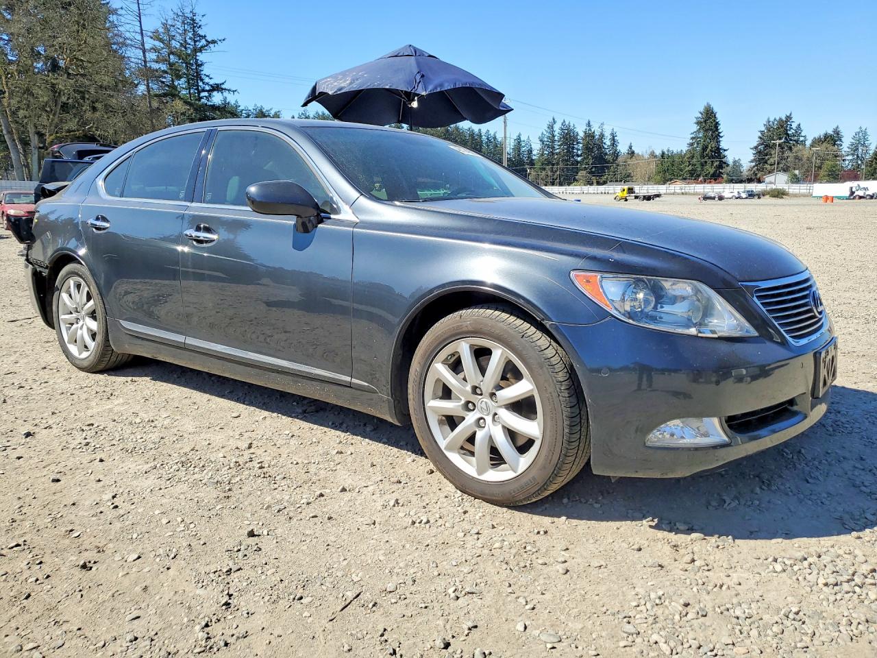 2007 Lexus Ls 460 Base Угольный vin: JTHBL46F975018771