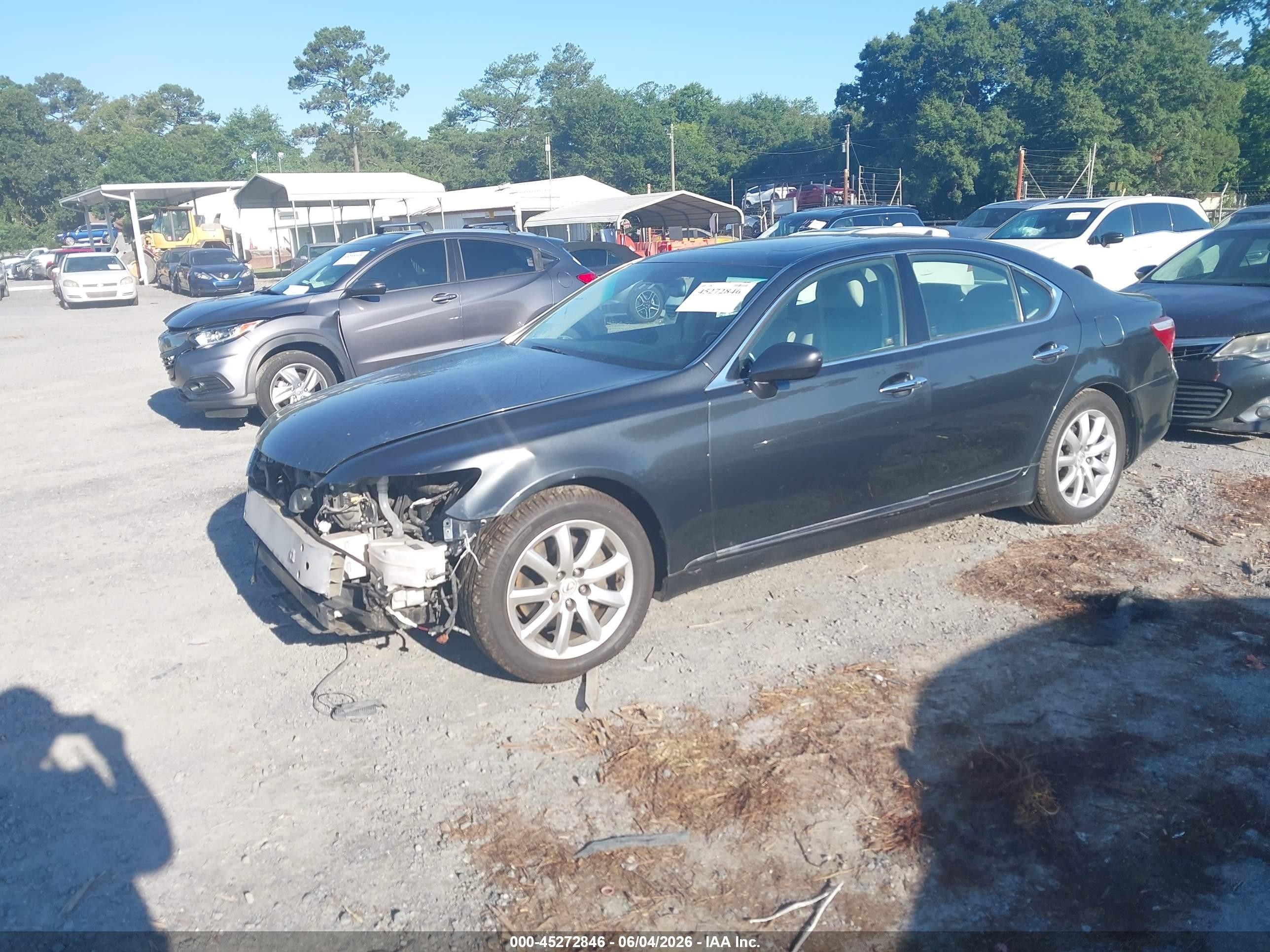 2007 Lexus Ls 460 Черный vin: JTHBL46F975021296