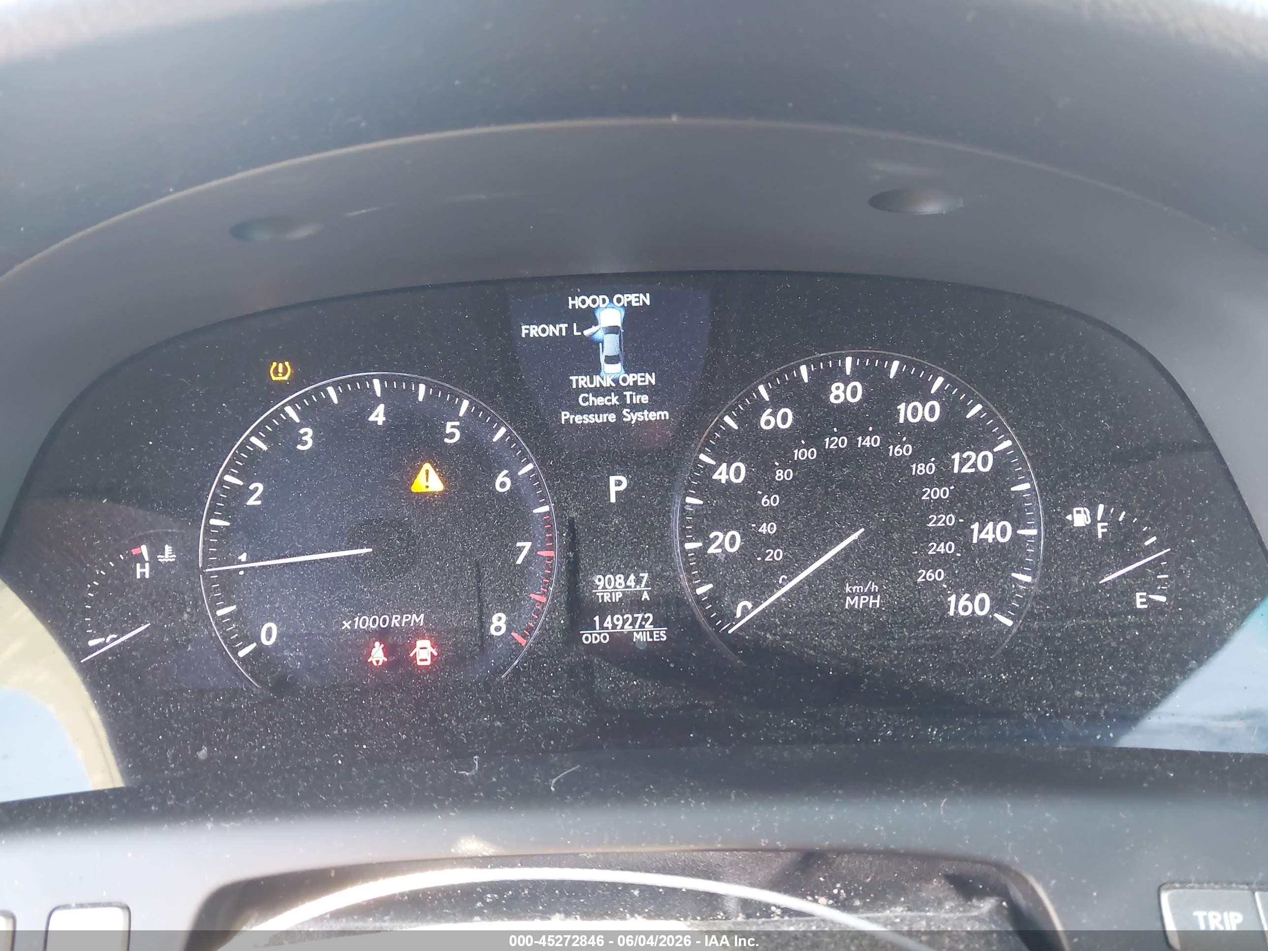 2007 Lexus Ls 460 Черный vin: JTHBL46F975021296